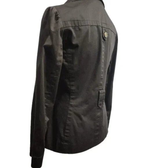 Antonio Melani Lightweight Pocket Jacket Brown Women's Size 4 - Picture 6 of 11